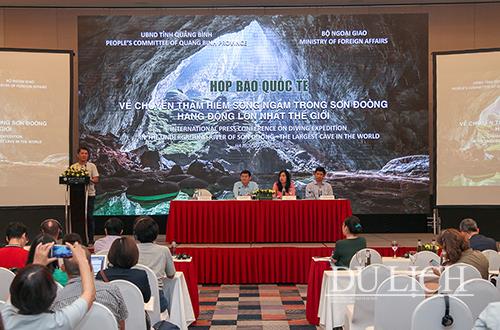 Công bố thông tin về chuyến thám hiểm sông ngầm trong hang Sơn Đoòng